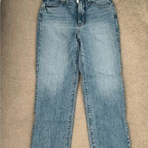 Madewell Curvy Vintage Straight Jeans in Blue